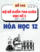 Bộ đề kiểm tra giữa kì 1 - Hóa học 12 (Đề 1 - 3)