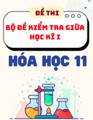 Bộ đề kiểm tra giữa học kì 1 - Hóa học 11 (Kèm đáp án)