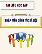 Tài liệu học tập Nhập môn Công tác xã hội [mới nhất]