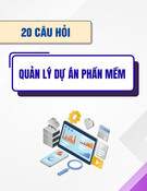 20 câu hỏi Quản lý dự án phần mềm có đáp án [mới nhất]