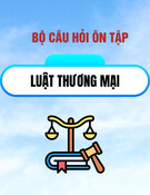 Bộ câu hỏi ôn tập Luật Thương mại: Kinh nghiệm và chuẩn bị tốt nhất
