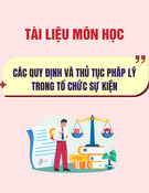 Tài liệu môn học: Các quy định và thủ tục pháp lý trong tổ chức sự kiện (mới nhất)