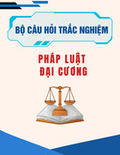 Bộ đề câu hỏi trắc nghiệm Pháp luật đại cương [mới nhất]