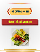 Đề cương ôn thi cuối kì môn Đánh giá cảm quan chuẩn nhất