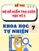 Bộ Đề Kiểm Tra Giữa Kì I Khoa Học Tự Nhiên 7 - Kèm đáp án và ma trận
