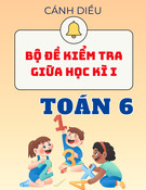 Bộ đề thi giữa học kì I Toán 6 – Cánh diều có đáp án