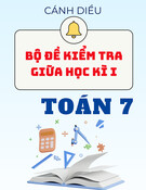 Đề thi giữa kì 1 Toán 7 CD (có Đáp án) cấu trúc mới