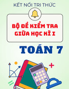 Đề thi giữa kì 1 Toán 7 KNTT (có Đáp án) cấu trúc mới