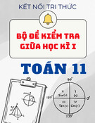 Đề thi giữa kì 1 môn Toán 11 Kết nối tri thức (Có Đáp án)
