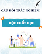 Ngân hàng câu hỏi trắc nghiệm Độc chất học