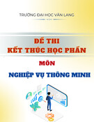 Đề thi Nghiệp vụ thông minh học kì 1 năm 2024-2025: Đề thi kết thúc học phần