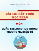 Đề thi Quản trị Logistics trong Thương mại Điện tử học kì 1 năm 2024-2025 có đáp án