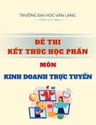 Đề thi Kinh doanh trực tuyến học kì 1 năm 2024-2025: Đề thi kết thúc học phần
