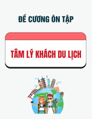 Đề cương ôn tập Tâm lý khách du lịch: Chuẩn nhất