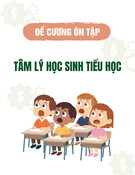Đề cương môn Tâm lý học sinh tiểu học [chuẩn nhất]