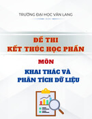 Đề thi Khai thác và Phân tích Dữ liệu học kì 1 năm 2024-2025 (có đáp án)