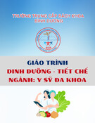 Giáo trình Dinh dưỡng tiết chế tốt nhất (Ngành Y sỹ đa khoa - Trung cấp) - Trường Trung cấp Bách khoa Bình Dương