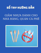 Sổ tay Hướng dẫn giảm nhựa cho nhà hàng và quán cà phê hiệu quả nhất