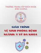 Giáo trình Vệ sinh phòng bệnh Y sỹ đa khoa Trung cấp - Trường Trung cấp Bách khoa Bình Dương (Chuẩn nhất)