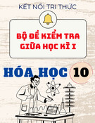 Bộ đề thi giữa học kì 1 môn Hóa học 10 Kết nối tri thức (Có đáp án)
