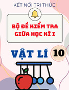 Đề thi giữa kì 1 Vật lí 10 Kết nối tri thức (Kèm đáp án + ma trận)