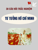 30 câu hỏi trắc nghiệm Tư tưởng Hồ Chí Minh (Đề 2) [Mới nhất]