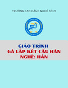 Giáo trình Gá lắp kết cấu hàn (Nghề Hàn, Trình độ Trung cấp) chuẩn nhất - Trường Cao đẳng Nghề số 21