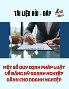 Hỏi - đáp pháp luật về đăng ký doanh nghiệp: Tài liệu dành cho doanh nghiệp