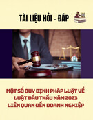Hỏi đáp Luật Đấu thầu 2023: Một số quy định pháp luật liên quan đến doanh nghiệp