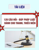 120 câu hỏi đáp pháp luật dành cho thanh thiếu niên [chuẩn nhất]