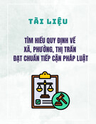 Tìm hiểu tài liệu quy định về xã, phường, thị trấn đạt chuẩn tiếp cận pháp luật