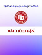 Phân tích ngành sản xuất sản phẩm từ cao su và plastic tại Việt Nam giai đoạn 2016-2018: Bài tiểu luận