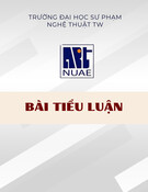 Đổi mới phương pháp dạy học Mỹ thuật theo định hướng phát triển năng lực học sinh tiểu học: Bài tiểu luận