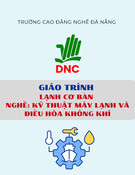 Giáo trình Lạnh cơ bản Kỹ thuật máy lạnh và điều hòa không khí (CĐ/TC) - Trường Cao đẳng nghề Đà Nẵng