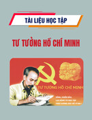 Tài liệu học tập Tư tưởng Hồ Chí Minh (Dành cho sinh viên đại học khối không chuyên ngành Mác - Lênin, Tư tưởng Hồ Chí Minh) chuẩn nhất