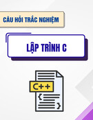 Câu hỏi trắc nghiệm Lập trình C [mới nhất]