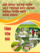 Mô hình, sáng kiến xây dựng nông thôn mới hay năm 2023: Kinh nghiệm từ tỉnh Yên Bái