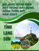 Mô hình, sáng kiến xây dựng nông thôn mới năm 2023 hay nhất: Tỉnh Lạng Sơn