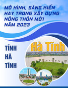 Mô hình, sáng kiến xây dựng nông thôn mới Hà Tĩnh 2023 hay nhất