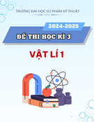 Đề thi Vật lí 1 học kì 3 năm 2024-2025 có đáp án chi tiết