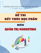 Đề thi Quản trị marketing kết thúc học phần: Tổng hợp [năm]