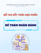 Đề thi Kế toán ngân hàng kết thúc học phần: Tổng hợp [Năm]