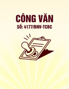 Công văn số 4177/BNV-TCBC
