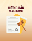 Hướng dẫn số 63-HD/BTGTU: [Thêm thông tin chi tiết về nội dung hướng dẫn để tối ưu SEO]