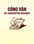 Công văn 4602/BVHTTDL-VHCSGĐTV: Thông tin chi tiết và hướng dẫn liên quan