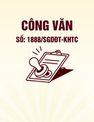 Công văn số 1888/SGDĐT-KHTC: Thông tin chi tiết và đầy đủ nhất