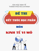 Đề thi Kinh tế vi mô năm 2023: Tổng hợp đề thi kết thúc học phần