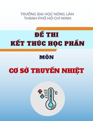 Đề thi Cơ sở truyền nhiệt: Tổng hợp đề thi kết thúc học phần