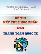 Đề thi Thanh toán quốc tế: Tổng hợp đề thi kết thúc học phần