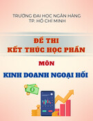 Đề thi Kinh doanh ngoại hối: Kết thúc học phần